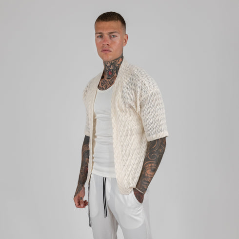 Knitwear Shirt In Ekru